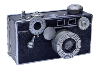 An Argus C3 35-mm film camera