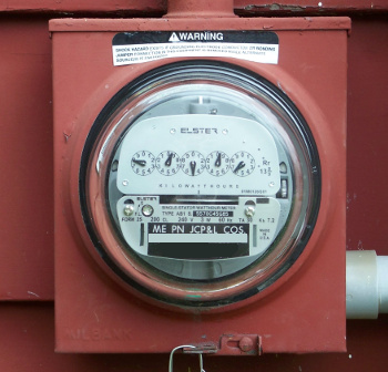 An electromechanical electric meter