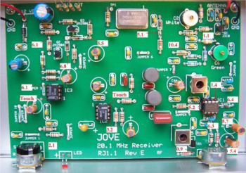Radio Jove receiver circuit board