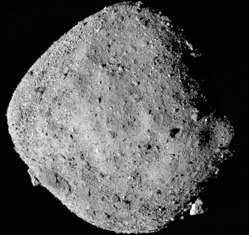 A mosaic image of the asteroid, Bennu